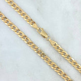 Cadena Cubana 13.35gr / 60cm / 4.8mm Oro Amarillo +0 18K *