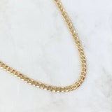 Cadena Cubana 10.3gr / 60cm / Oro Amarillo +1 18K *