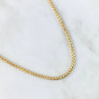 Cadena Franco 33.9gr / 60cm / 3mm Diamantada Oro Amarillo +4 18K ©