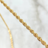 Cadena Lazo 5.45gr / 60cm / 2.7mm Oro Amarillo +3 18K *