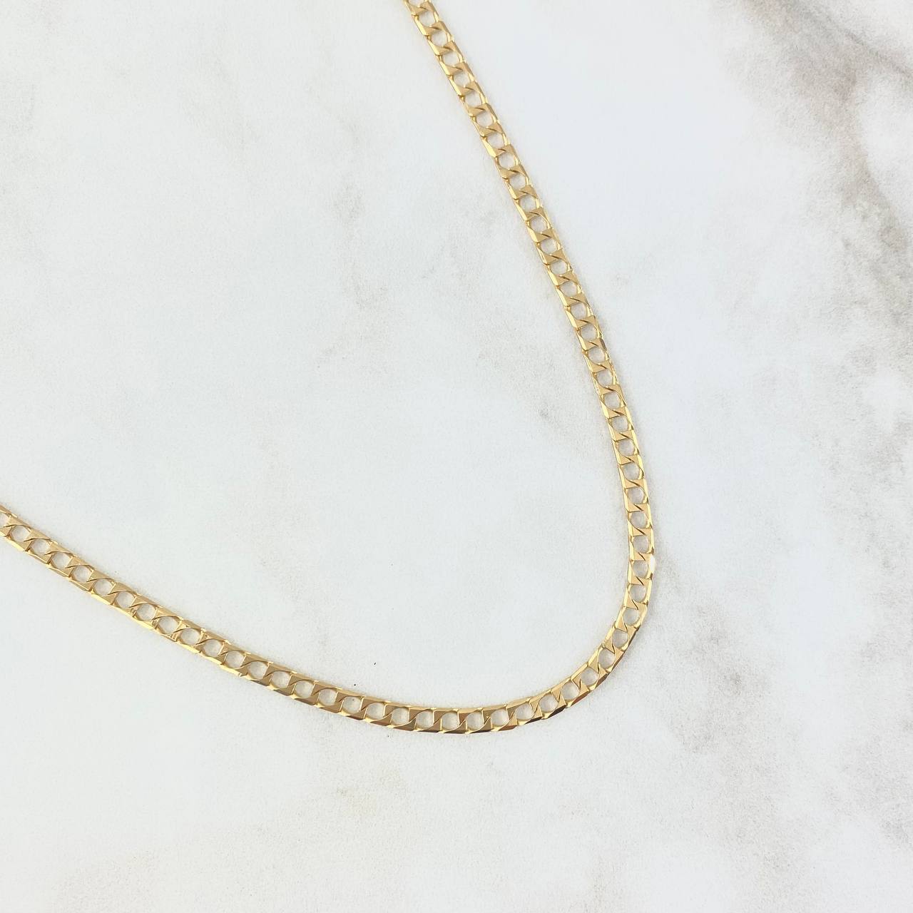 Cadena Panzer 18.15gr / 55cm / 4.2mm Oro Amarillo +1 18K *