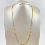 Cadena Panzer 19.7gr / 60cm / 4mm Oro Amarillo +1 18K ©