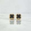 Topos Trebol Negro 1.95gr / Oro Amarillo Nac.Esp. 18K *