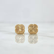Topos Trebol Diamantado 2.05gr / Oro Amarillo Nac.Esp. 18K *