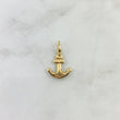 Dije Ancla 0.85gr / 2.3cm Troquelada Oro Amarillo