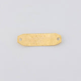 Herraje Placa Octagonal 0.5g / 2.3cm Oro Amarillo 18K