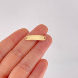 Herraje Placa Octagonal 0.55g / 2.2cm Oro Amarillo 18K