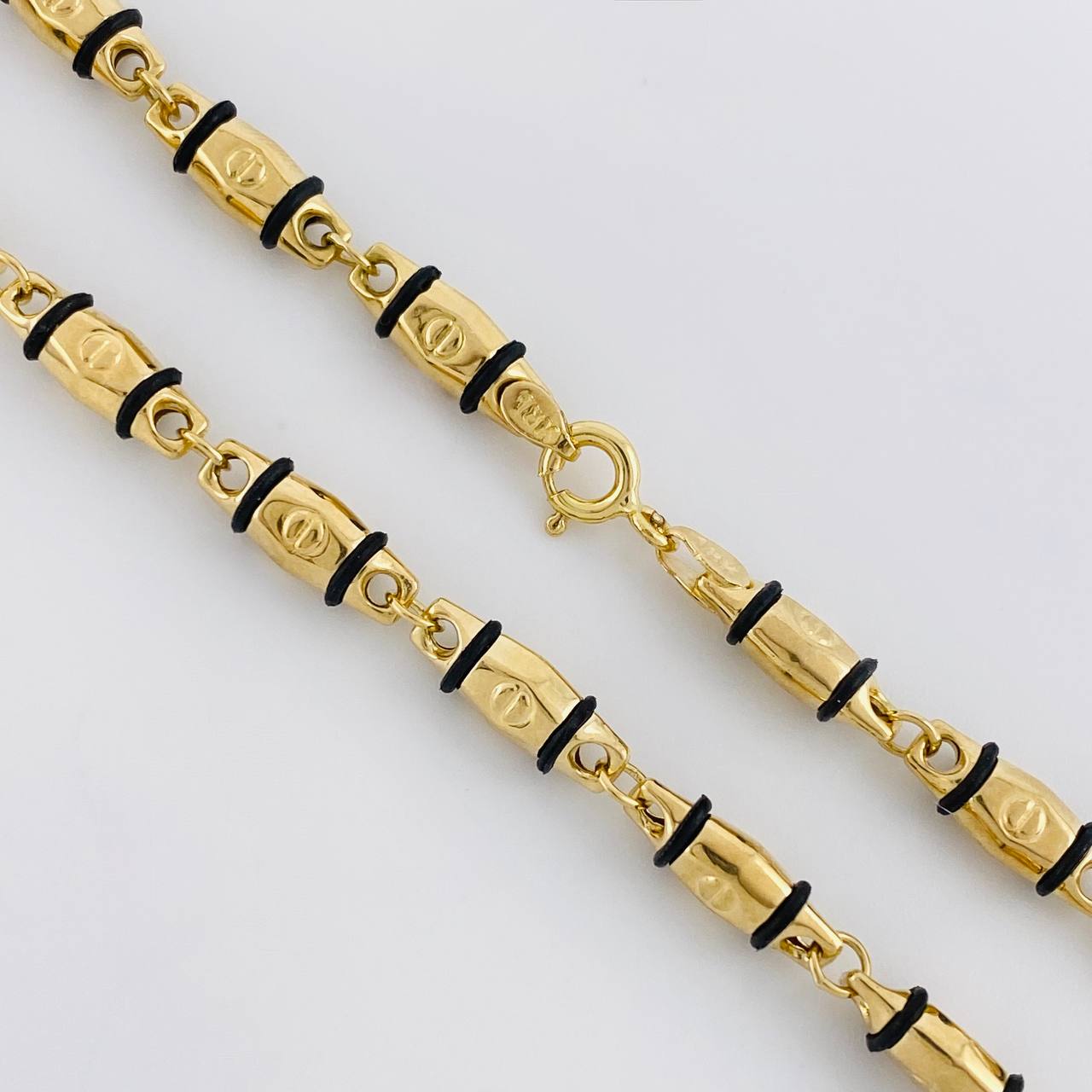 Cadena Rustica Tornillo 13.8g / 65cm / 4.3mm Oro Amarillo 18K