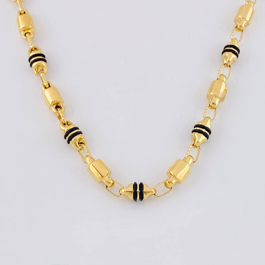 Cadena Rustica Barril Canotillo 15.4g / 65cm / 4.6mm Oro Amarillo 18K