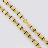 Cadena Rustica Tornillo 13.8g / 65cm / 4.4mm Oro Amarillo 18K
