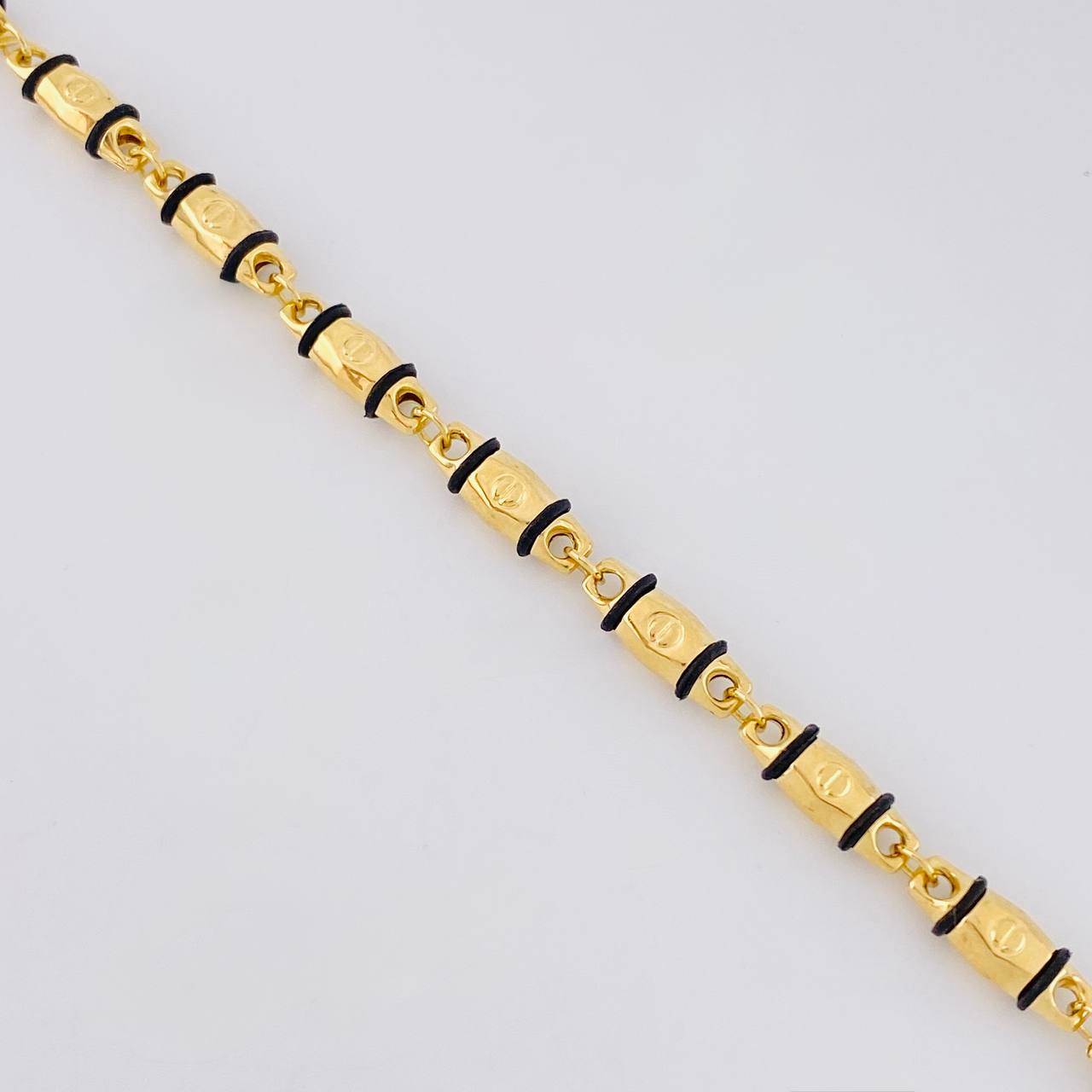Cadena Rustica Tornillo 13.8g / 65cm / 4.4mm Oro Amarillo 18K