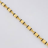 Cadena Rustica Tornillo 13.8g / 65cm / 4.4mm Oro Amarillo 18K