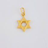 Dije Estrella De David 0.4 g / 1.8 cm Oro Amarillo 18K