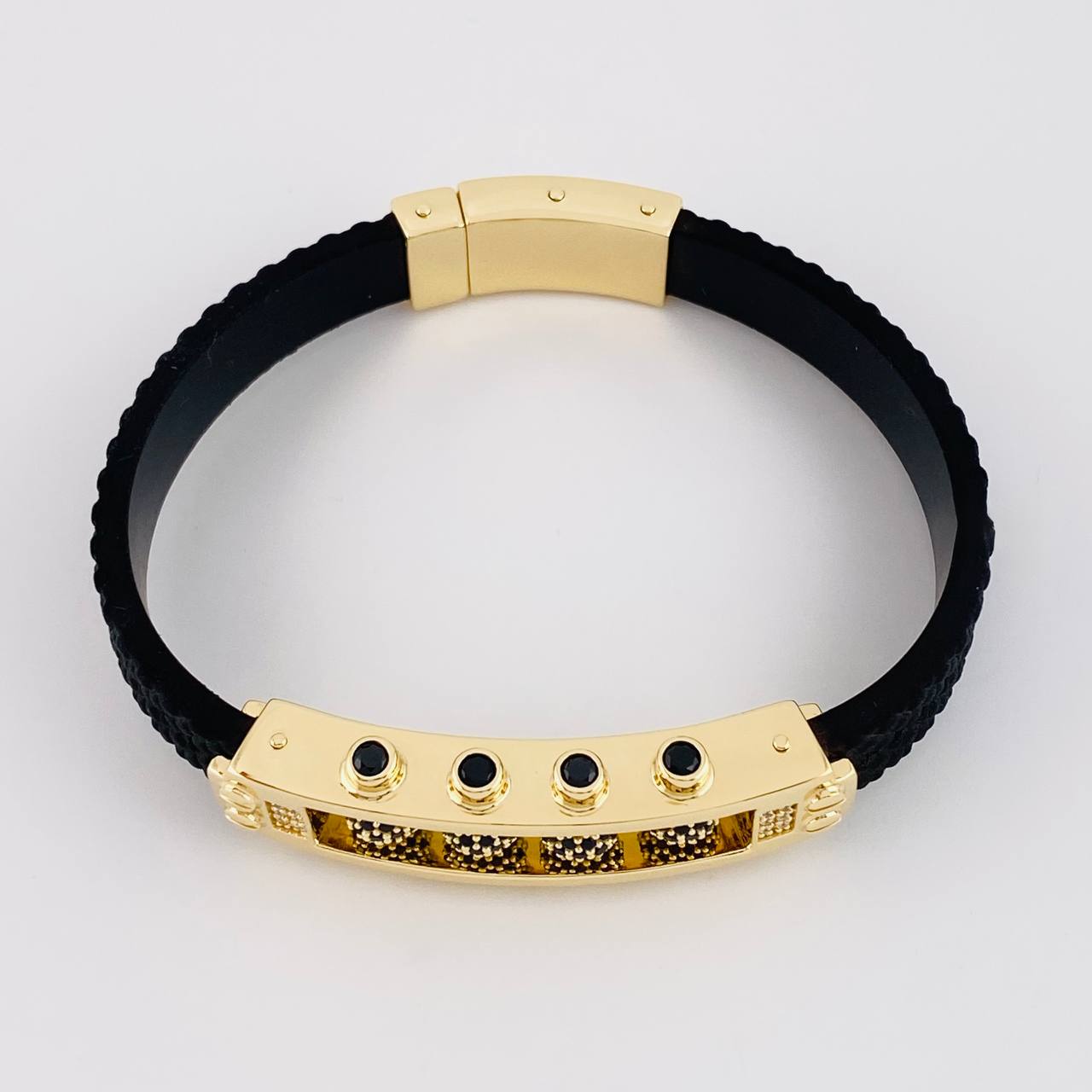 Pulso Bolas de Fuego 42.9g / 20cm / 9.9mm Oro Amarillo 18K