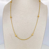 Cadena Espiga 2.75 g / 43 cm / 0.6 mm Oro Amarillo 18K