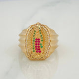 Anillo Virgen Guadalupe 7 g / T10 Oro Amarillo 18K