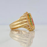 Anillo Virgen Guadalupe 7 g / T10 Oro Amarillo 18K