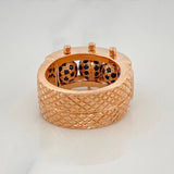 Anillo Bolas De Fuego 20.8 g / T9 Oro Rosa 18K