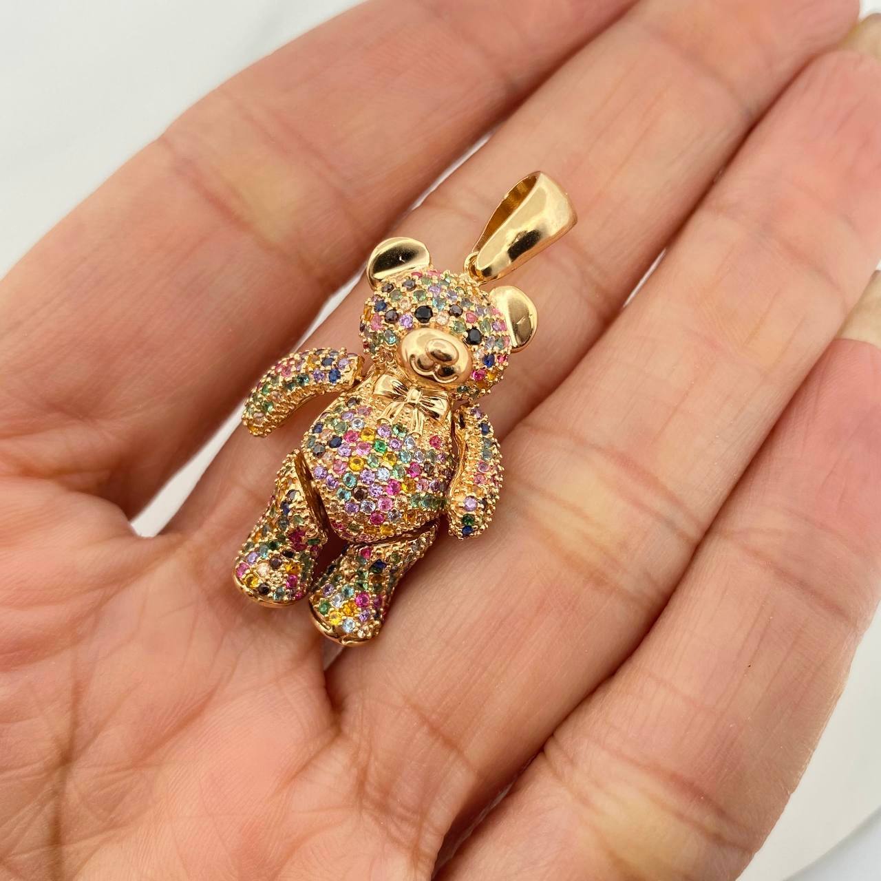 Dije Oso Articulado 10.55 g / 3.8 cm Oro Amarillo 18K