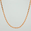 Cadena Militar Media Luna 9.8gr / 50.5cm / 2.35mm Oro Rosa Nac.Esp. 18K %