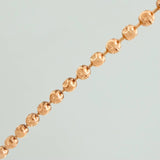 Cadena Militar Media Luna 9.8gr / 50.5cm / 2.35mm Oro Rosa Nac.Esp. 18K %