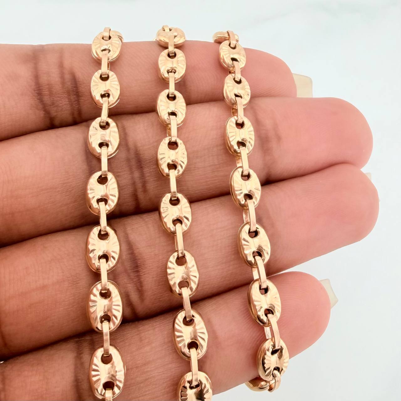 Cadena GC 14.8gr / 61.5cm / 6mm Oro Amarillo 18K %