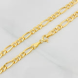 Cadena Figaro 5.65g / 50cm / 4.4mm Oro Amarillo 18K