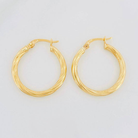 Candongas Mary 1.8g / 2.3cm Oro Amarillo 18K