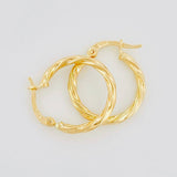 Candongas Kari 1.2g / 1.9cm Oro Amarillo 18K