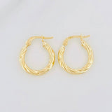 Candongas Kari 1.2g / 1.6cm Oro Amarillo 18K