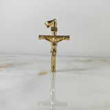 Dije Cristo Cruz 3.05gr / 5.6cm / Atornillado Oro Amarillo ©
