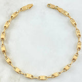 Pulso Rustico Adije 4.6gr / 22cm / Oro Amarillo Nac.Esp. 18K