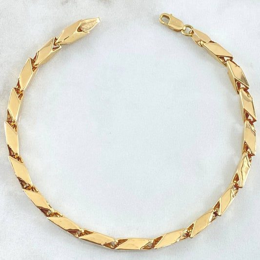 Pulso Escama Dragón 5.85gr / 20.5cm / Oro Amarillo Nac.Esp. 18K *