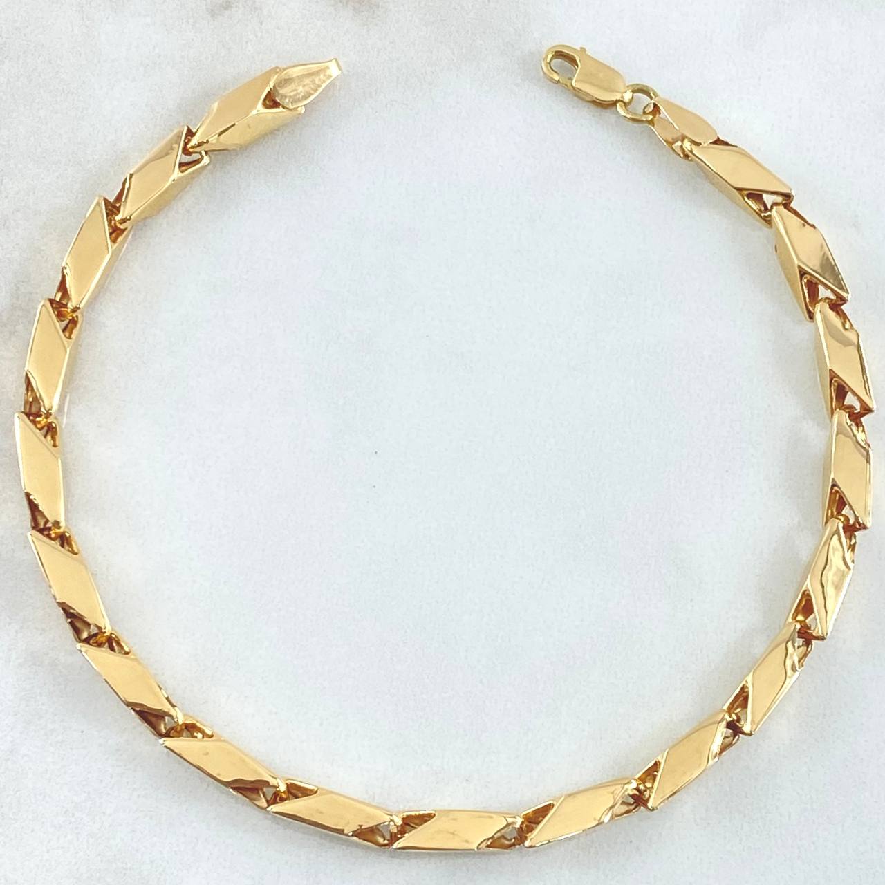 Pulso Escama Dragón 6gr / 20.5cm / Oro Amarillo Nac.Esp. 18K