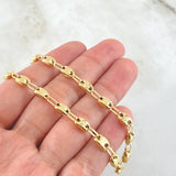 Cadena GC Rustica Tornillo 12.1gr / 60cm / Oro Amarillo Nac.Esp. 18K