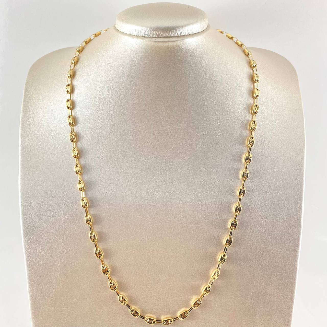 Cadena GC Rustica Tornillo 9.35gr / 60cm / Oro Amarillo 18K