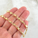 Cadena Rustica Adije 9.65gr / 50cm / Oro Amarillo Nac.Esp. 18K