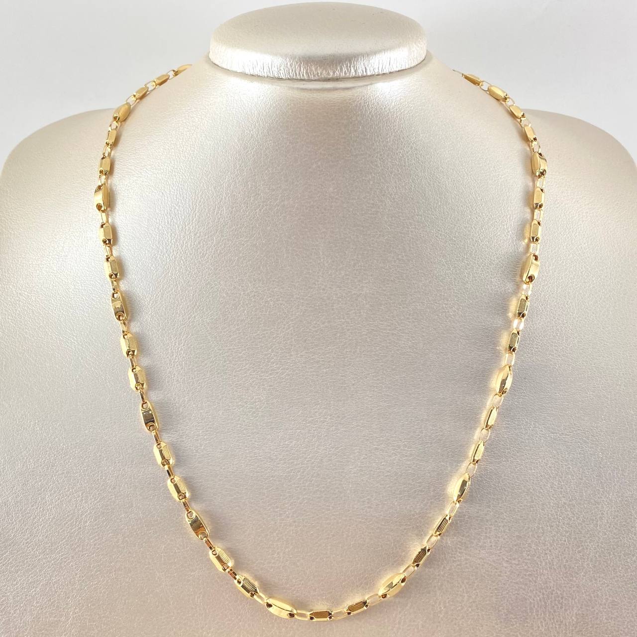 Cadena Rustica Adije 9.65gr / 50cm / Oro Amarillo Nac.Esp. 18K