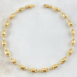 Pulso Rustico Cubico 2.65gr / 20cm / Oro Amarillo 18K *