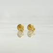 Topos Corazon 0.4gr / Diamantado Oro Amarillo