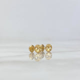 Topos GC 0.7gr / 0.7cm / Diamantados Oro Amarillo ©