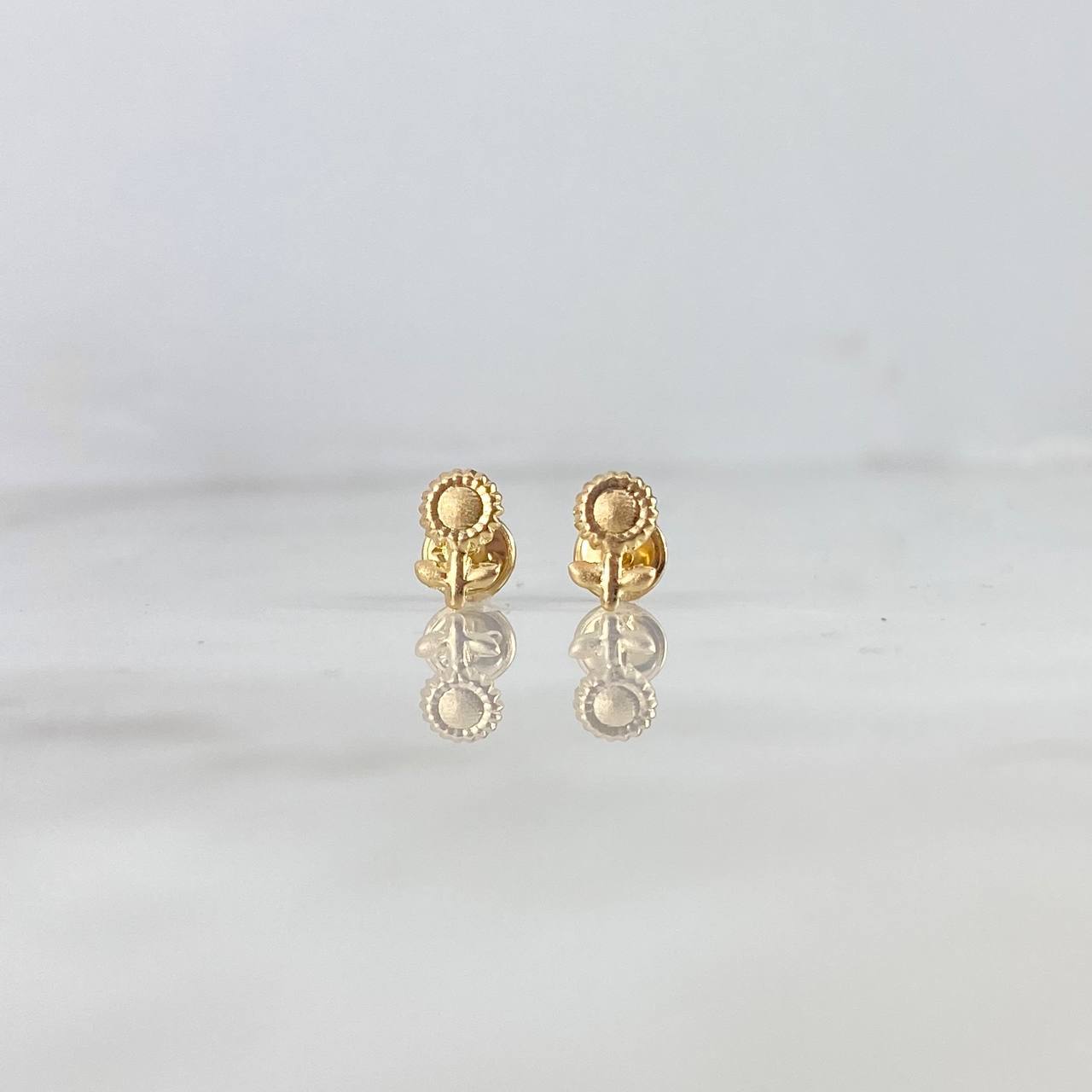 Topos Girasol 0.6gr / Oro Amarillo ©