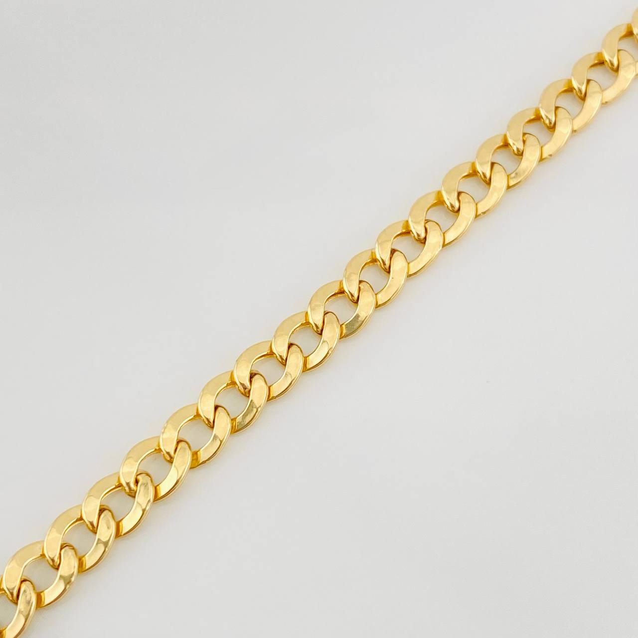 Pulso Cubano 3.95g / 20.05cm / 5.12mm Oro Amarillo 18K