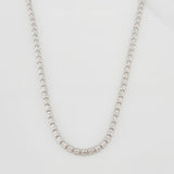 Cadena Ice 12.3g / 60cm / 2.3mm Oro Blanco 18K