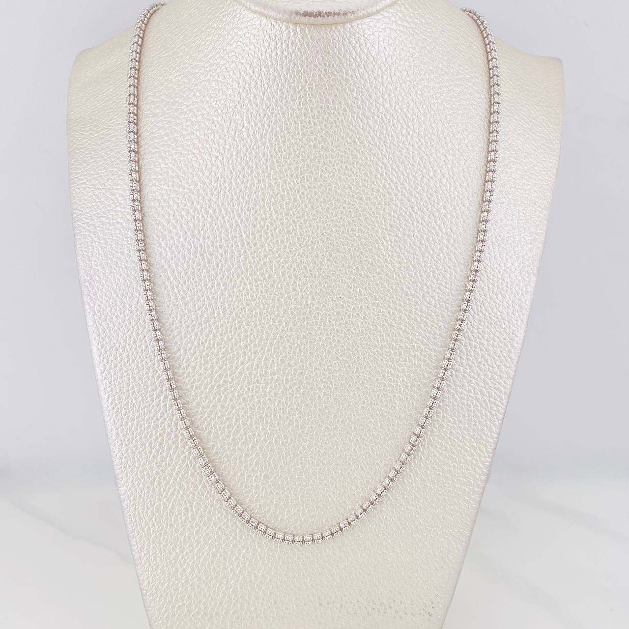 Cadena Ice 15.9g / 60cm / 2.23mm Oro Blanco 18K