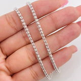 Cadena Ice 15.9g / 60cm / 2.23mm Oro Blanco 18K
