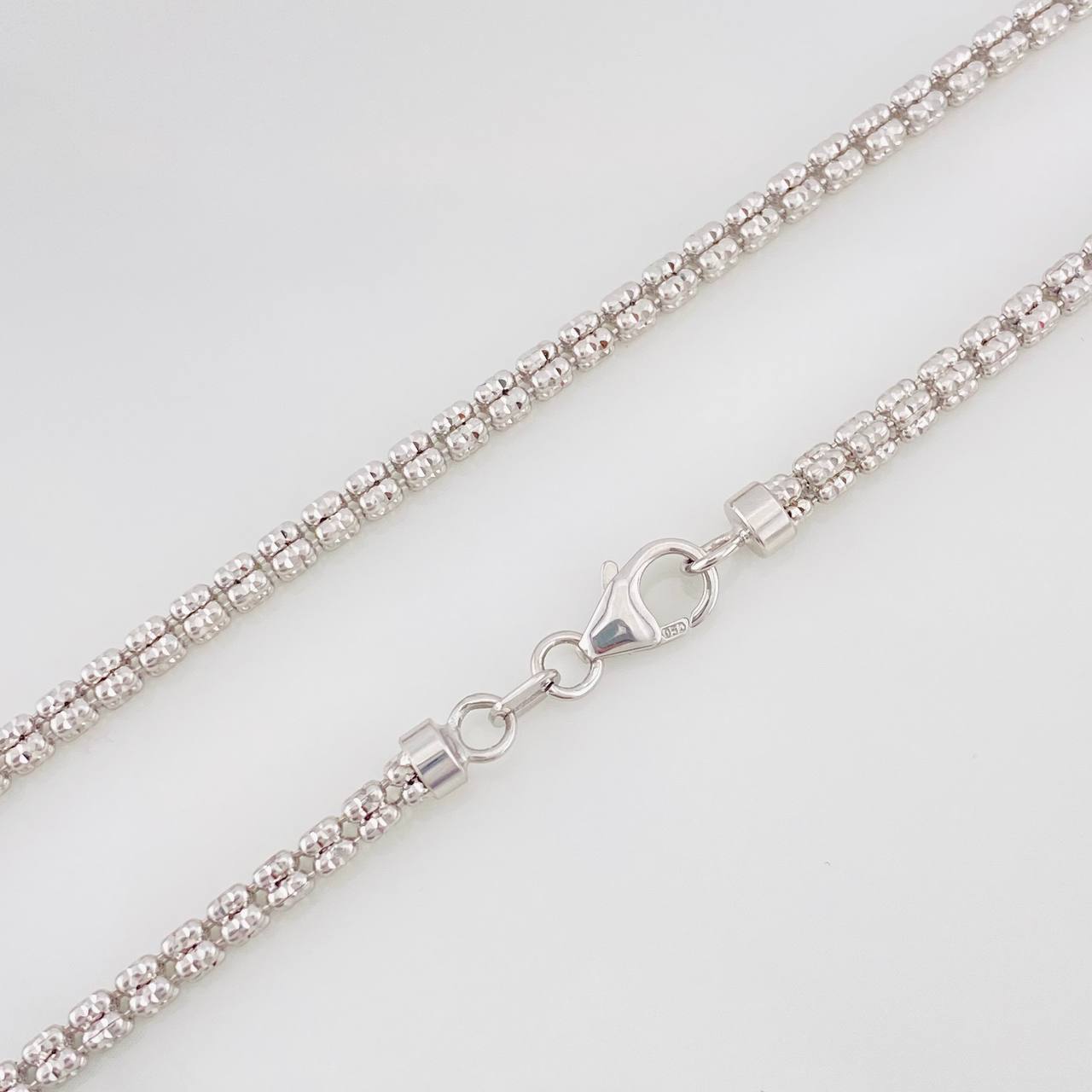 Cadena Ice 15.9g / 60cm / 2.23mm Oro Blanco 18K