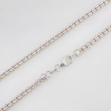 Cadena Ice 15.9g / 60cm / 2.23mm Oro Blanco 18K