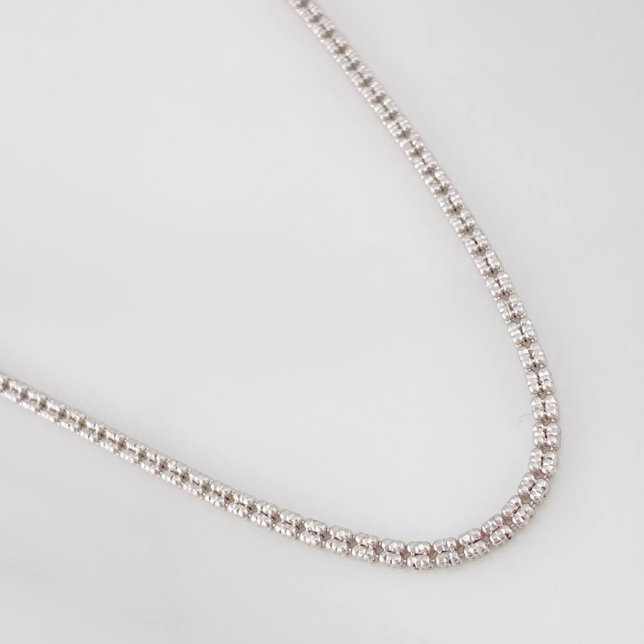 Cadena Ice 15.9g / 60cm / 2.23mm Oro Blanco 18K
