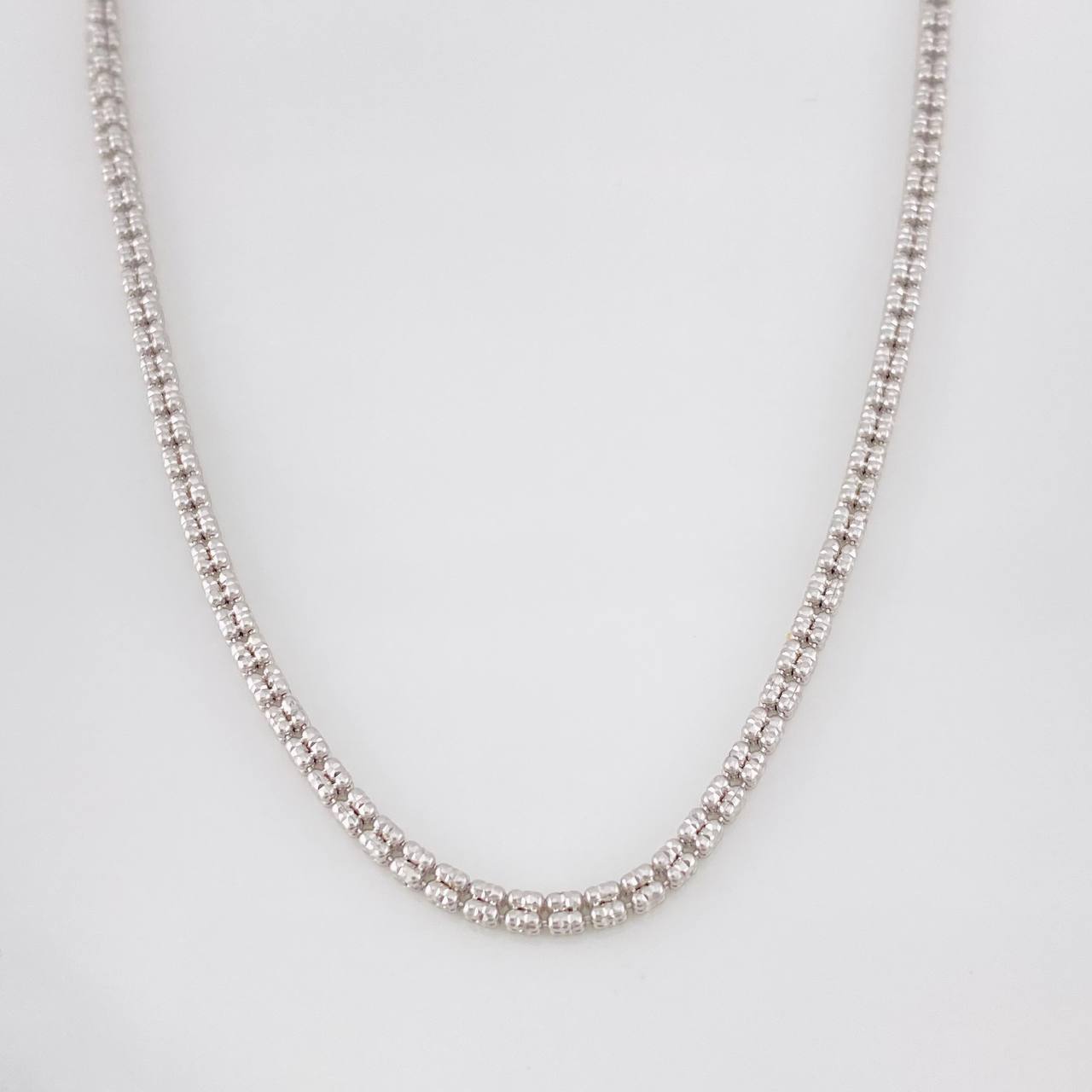 Cadena Ice 15.9g / 60cm / 2.23mm Oro Blanco 18K